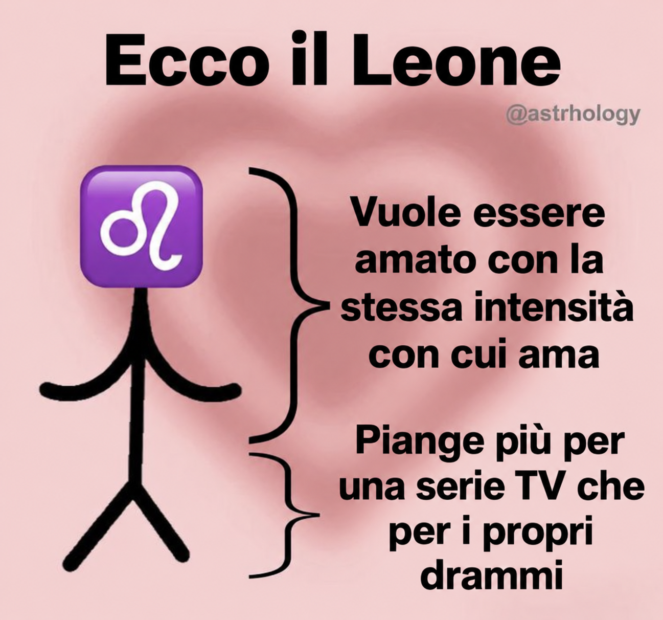 Ritratto ironico del Leone: vuole un amore intenso e piange più per una serie TV che per i propri drammi.