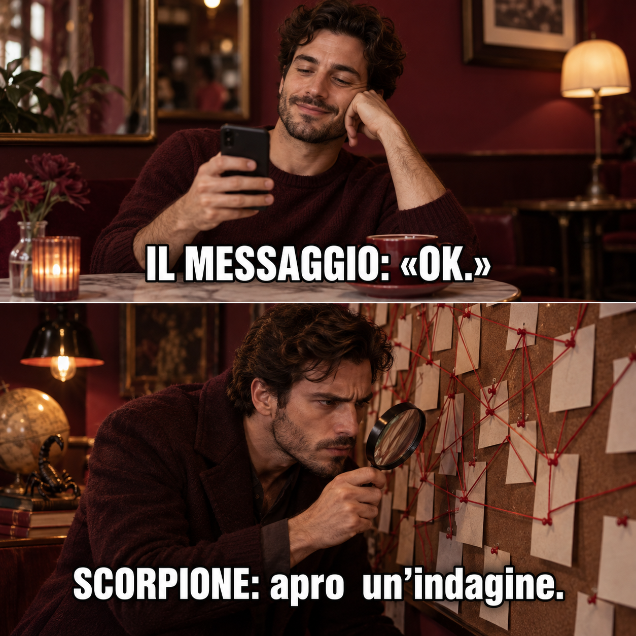 Meme dello Scorpione: un semplice messaggio diventa un’indagine.